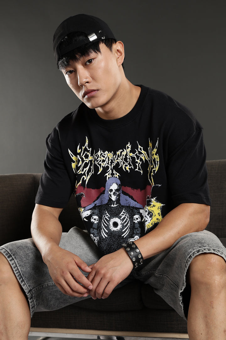 Emperor: Black Oversized T-shirt