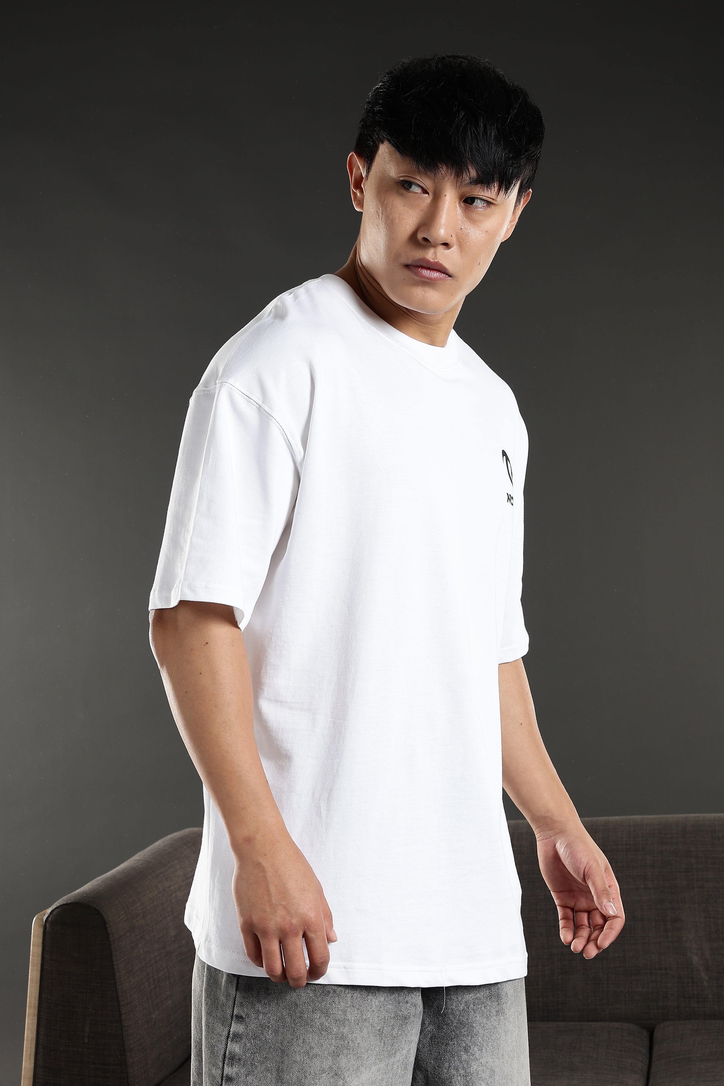 No Fear: White Oversized T-Shirt – Eszett