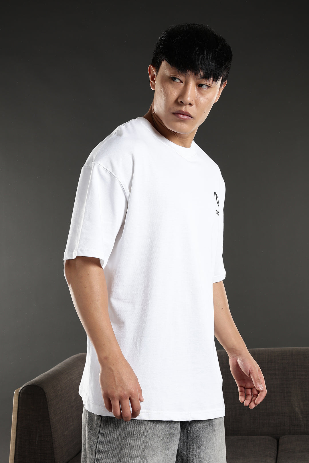 No Fear: White Oversized T-Shirt