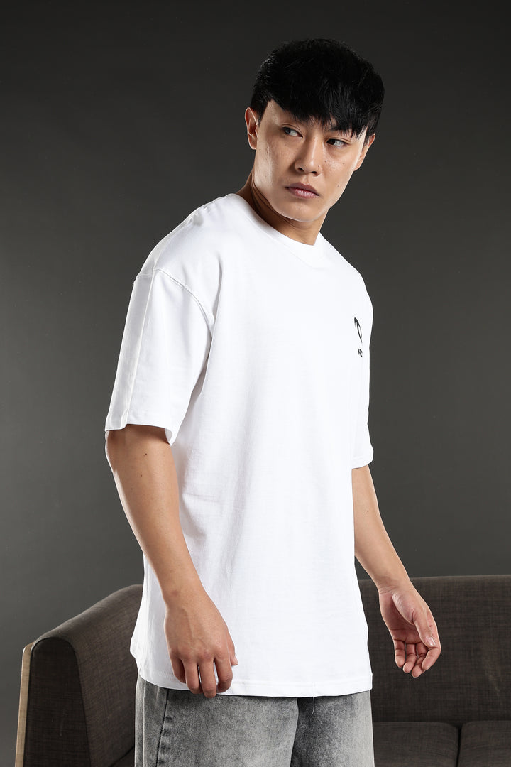 No Fear: White Oversized T-Shirt