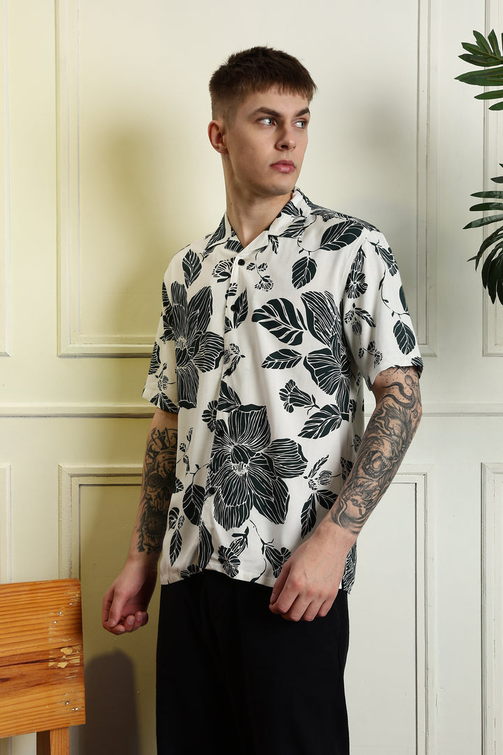 Leaves Cuban Shirt
