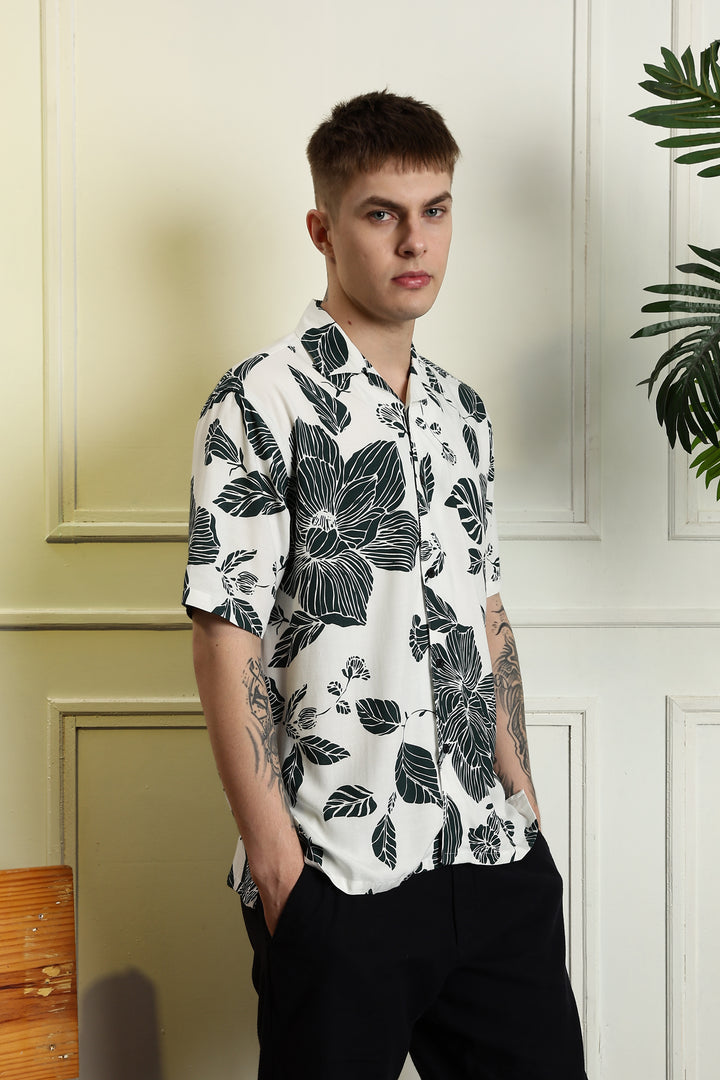 Leaves Cuban Shirt