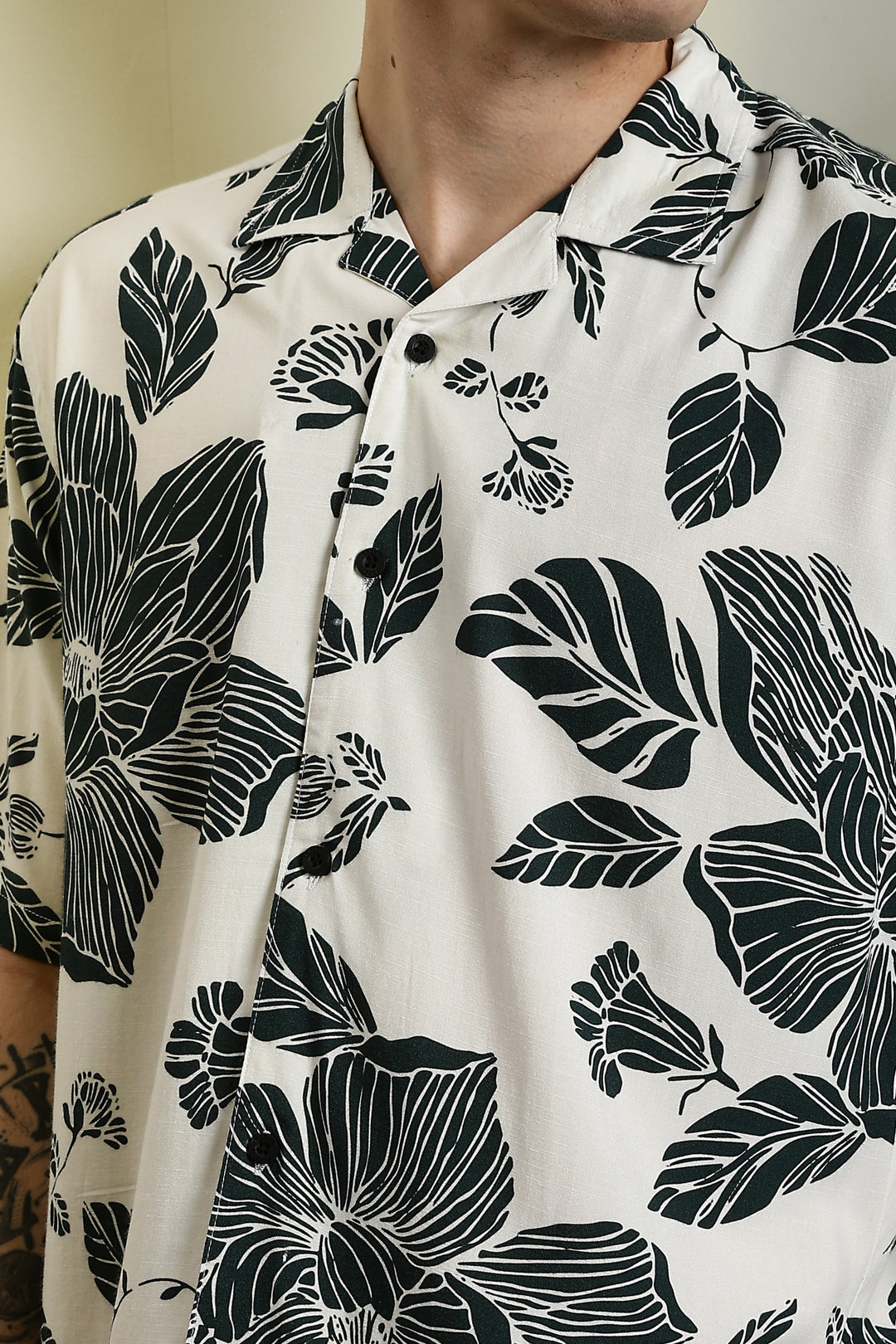 Leaves Cuban Shirt