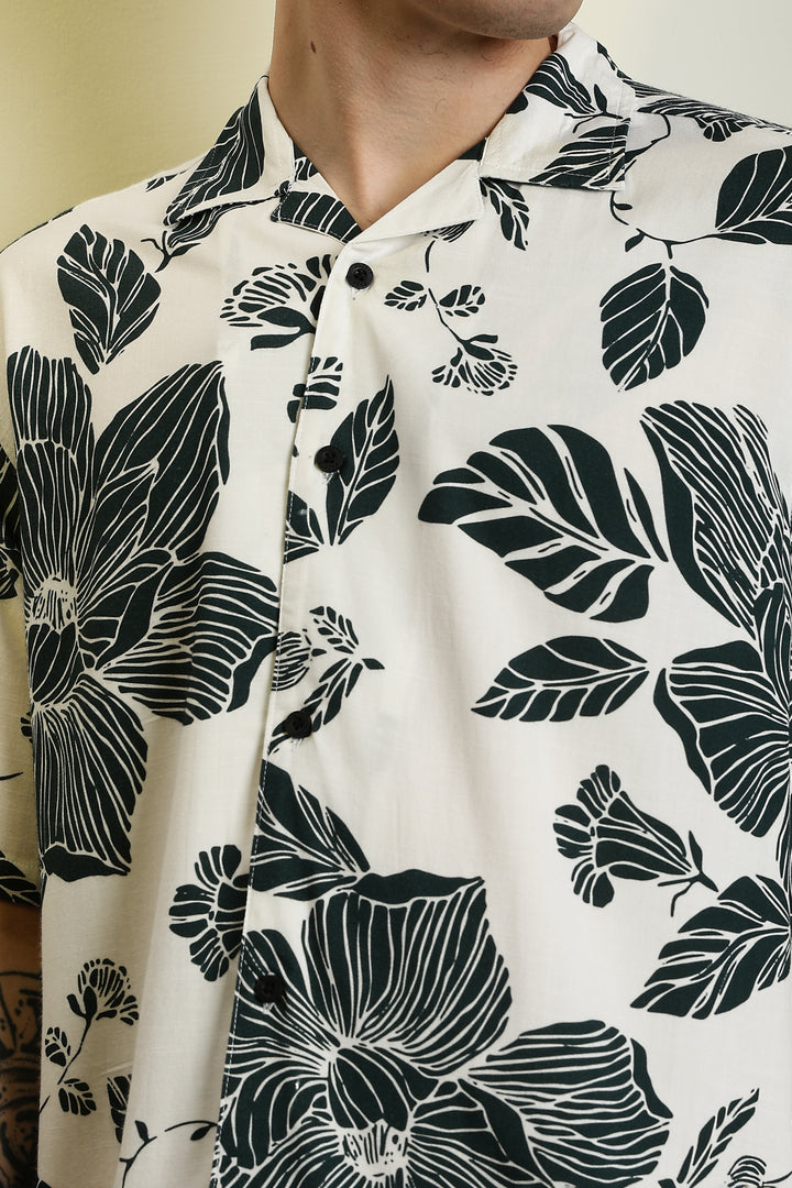 Leaves Cuban Shirt