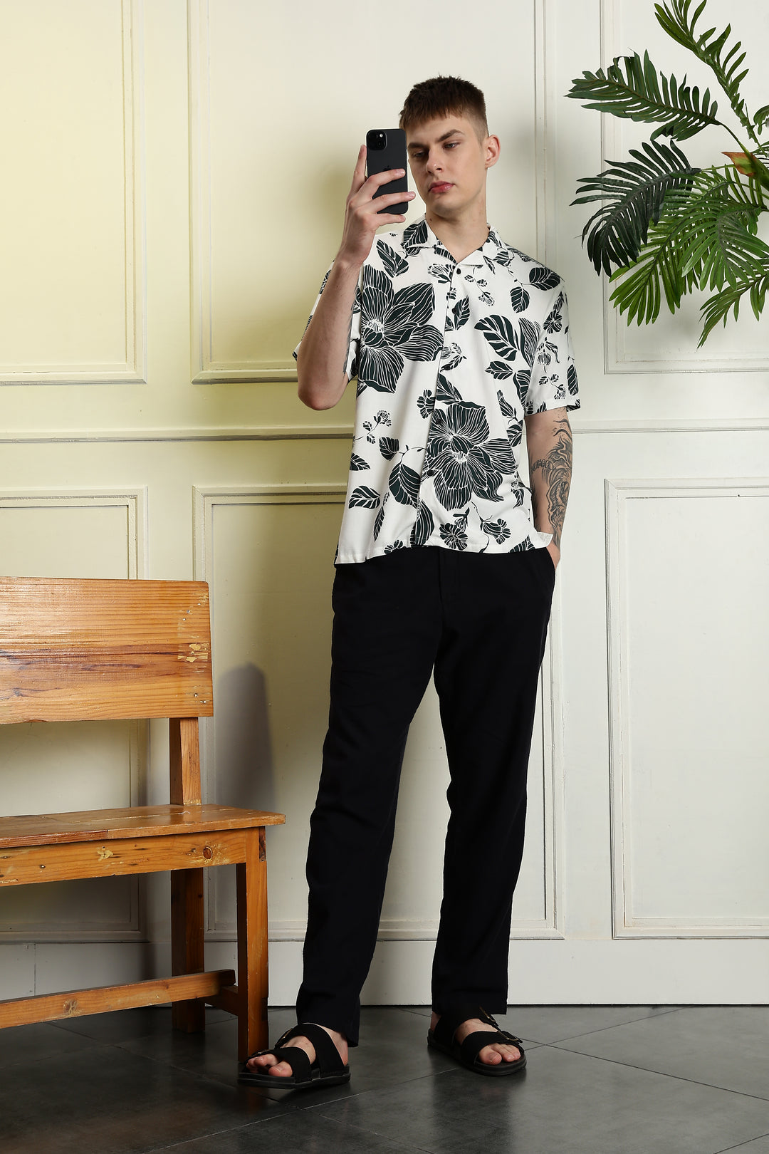 Leaves Cuban Shirt