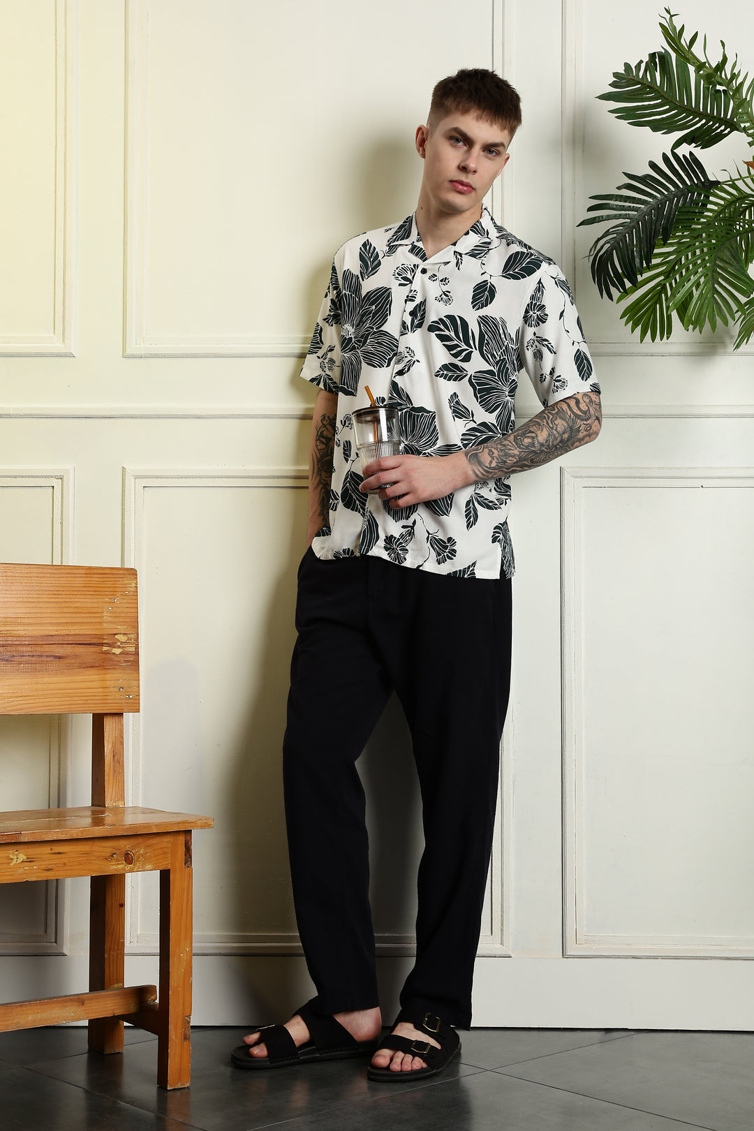 Leaves Cuban Shirt