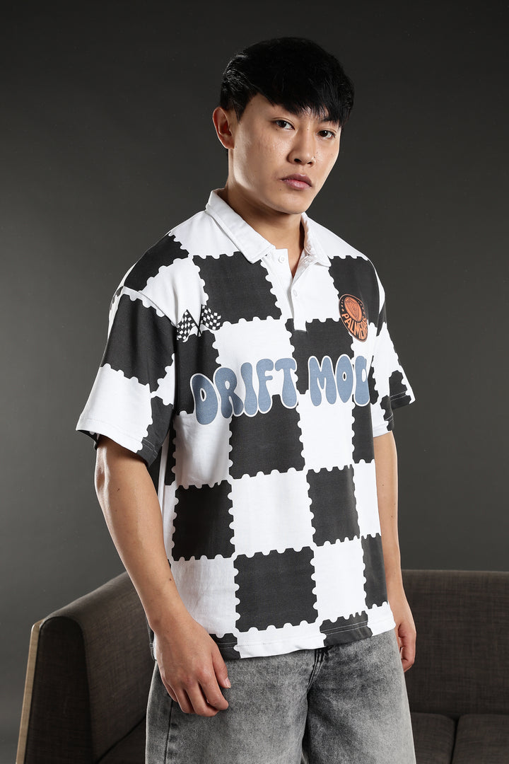 Drift Mode : Oversized Polo Shirt