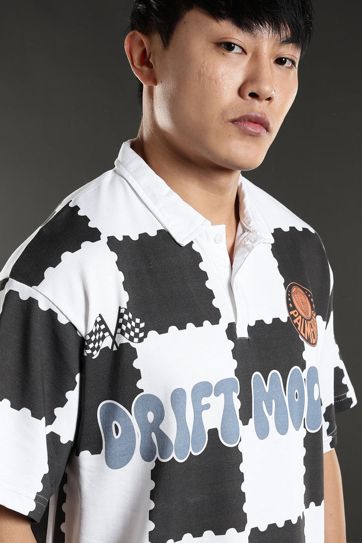 Drift Mode : Oversized Polo Shirt