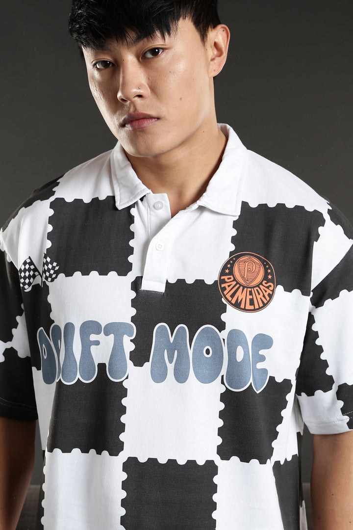 Drift Mode : Oversized Polo Shirt
