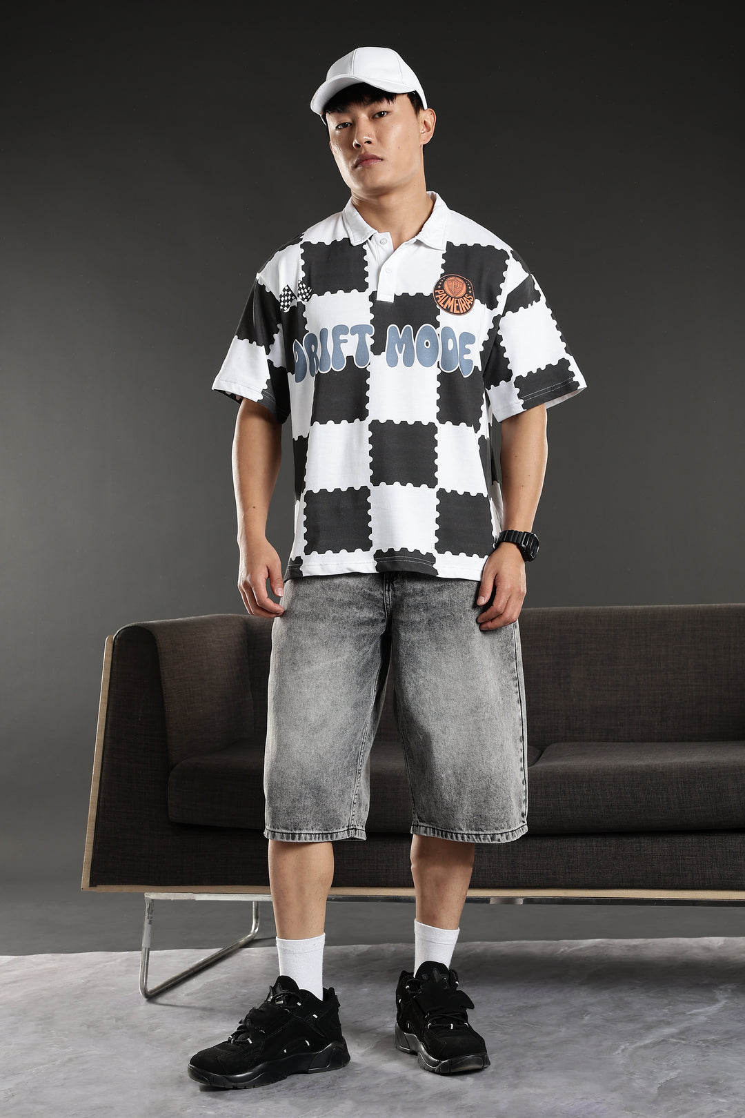 Drift Mode : Oversized Polo Shirt