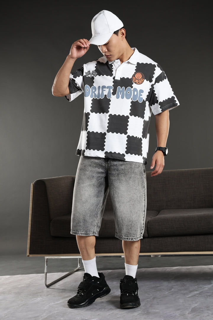 Drift Mode : Oversized Polo Shirt