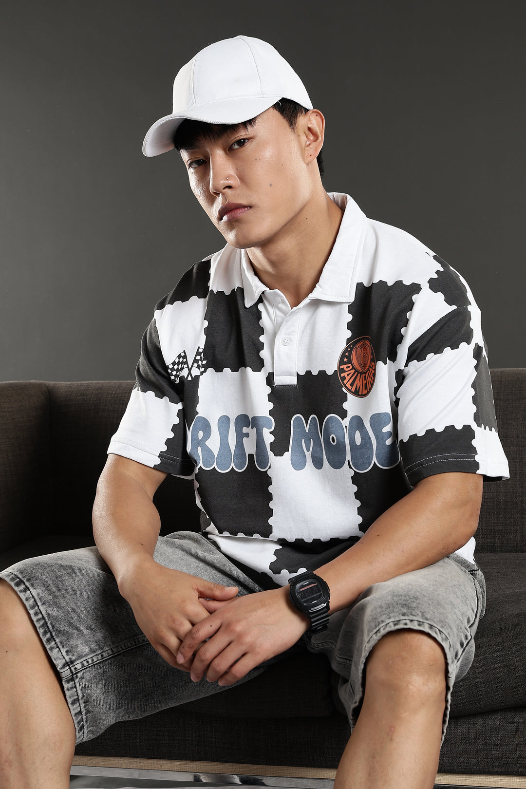 Drift Mode : Oversized Polo Shirt