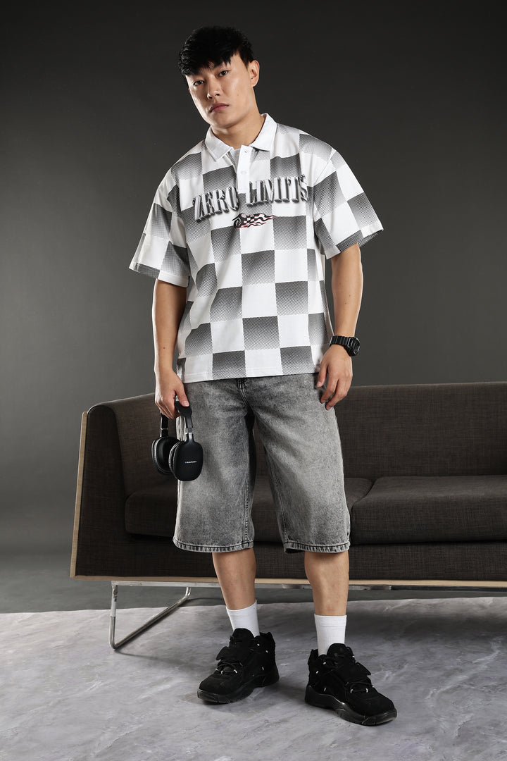 Zero Limits: Oversized Polo Shirt