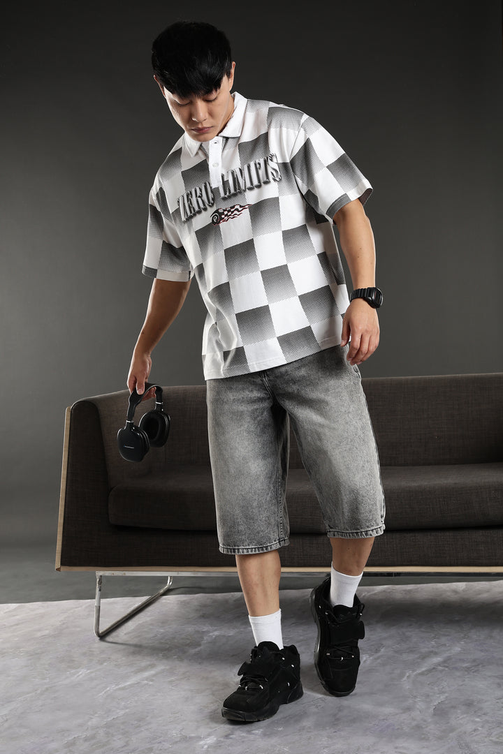 Zero Limits: Oversized Polo Shirt