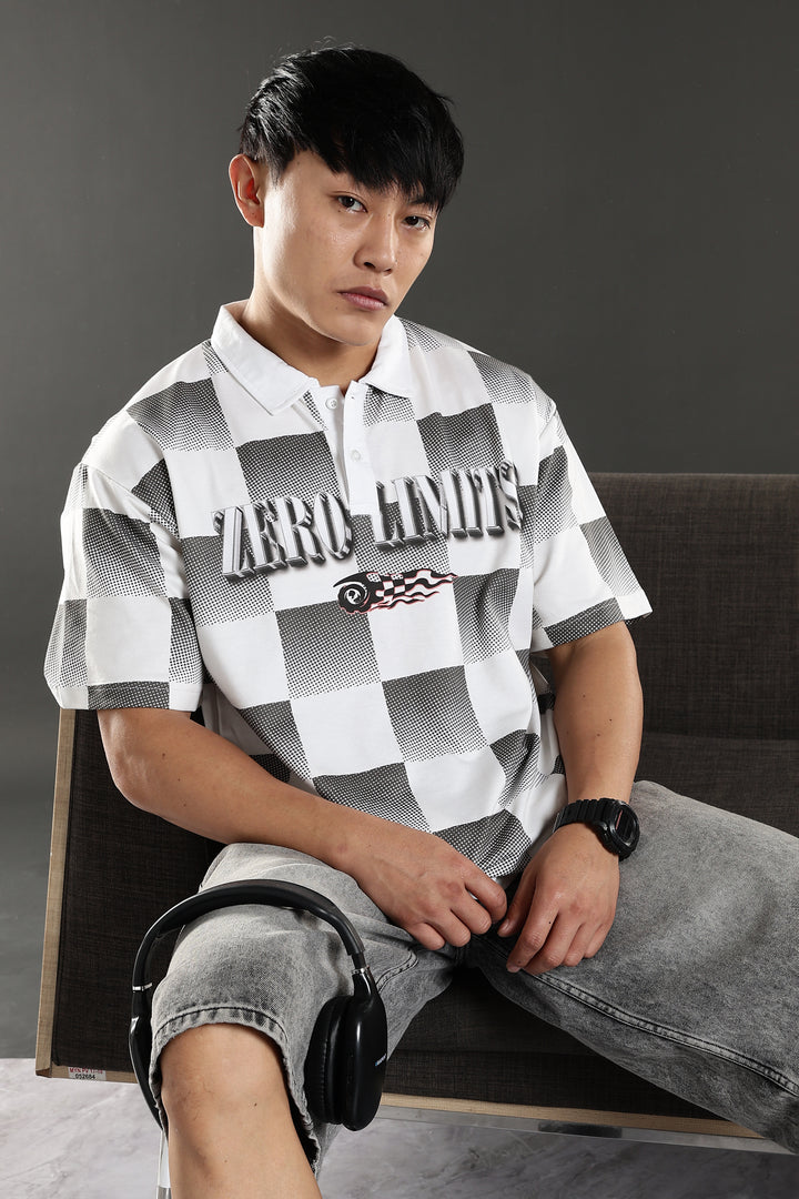 Zero Limits: Oversized Polo Shirt