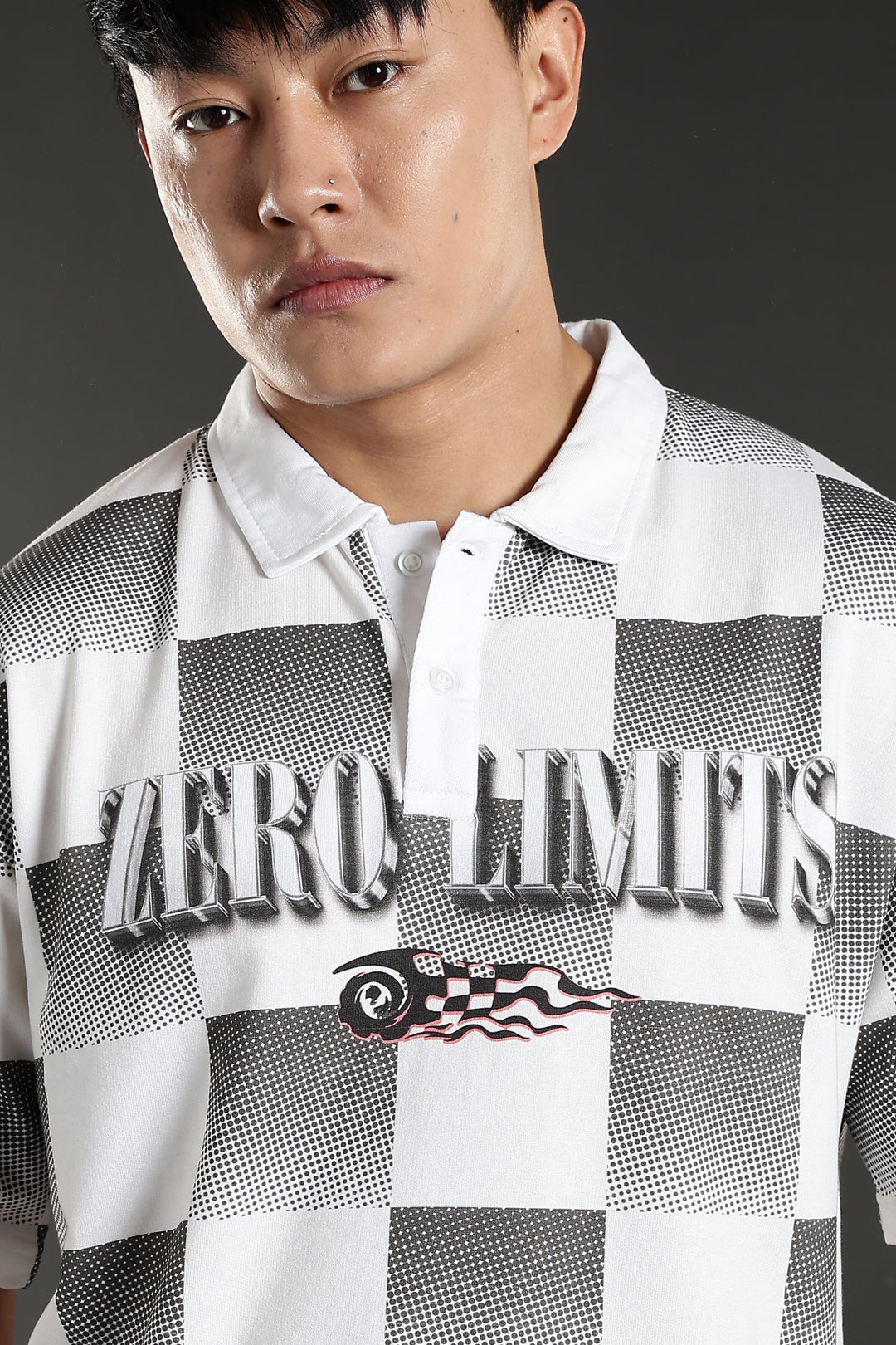 Zero Limits: Oversized Polo Shirt