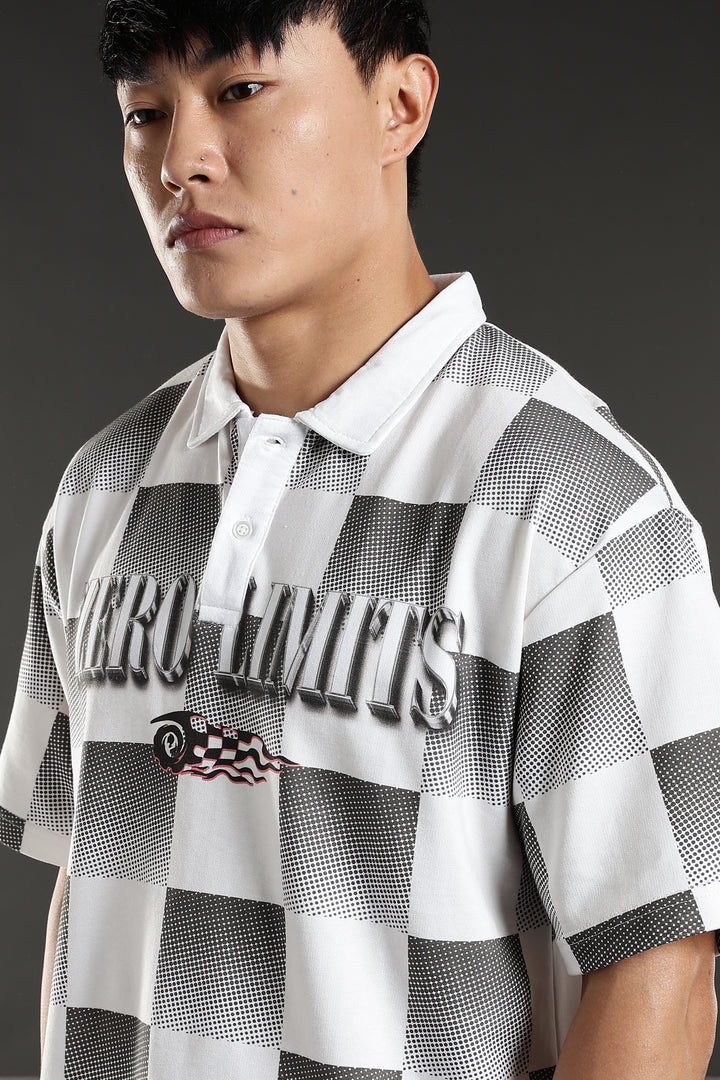 Zero Limits: Oversized Polo Shirt