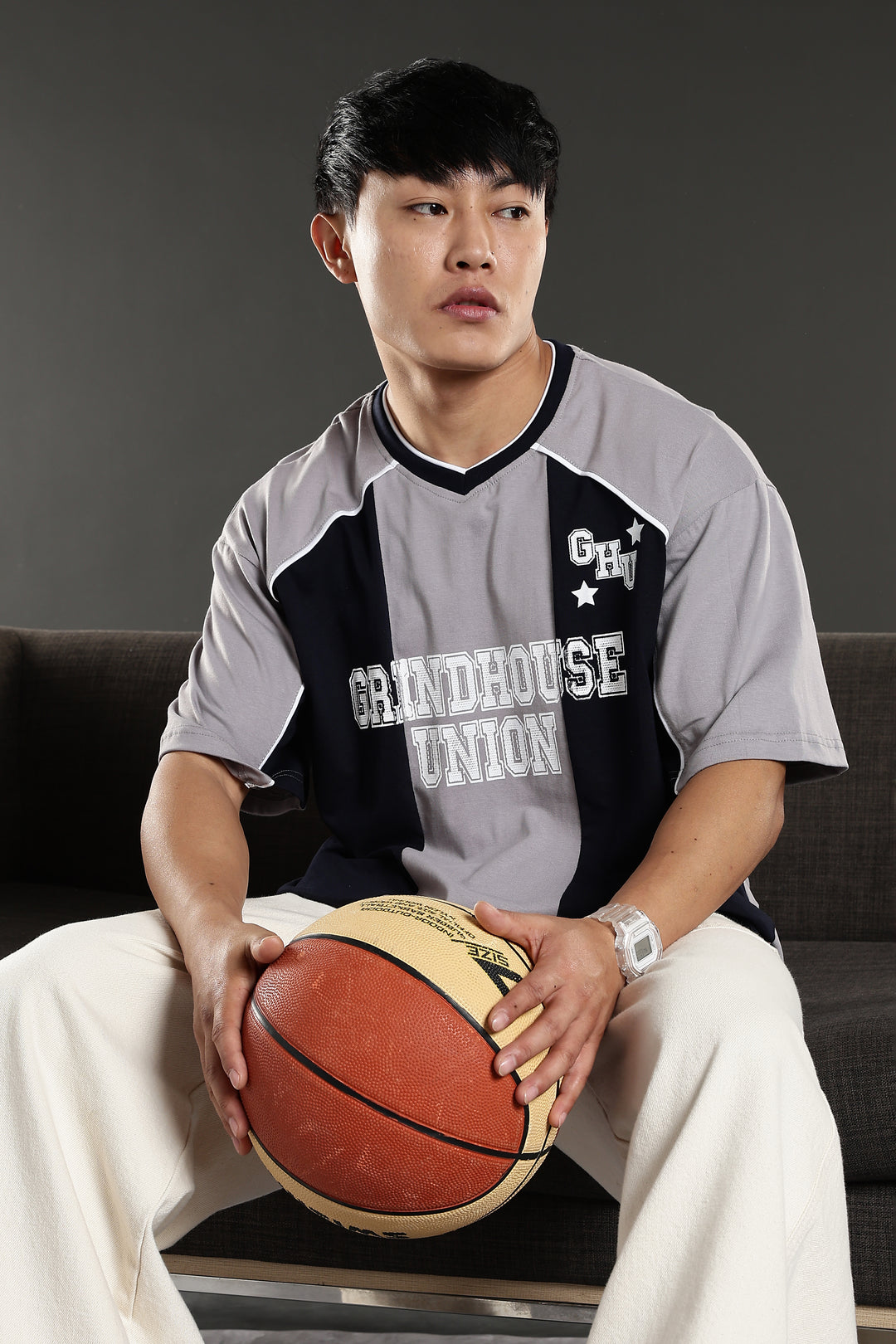 Grindhouse : Grey Oversized T-shirt