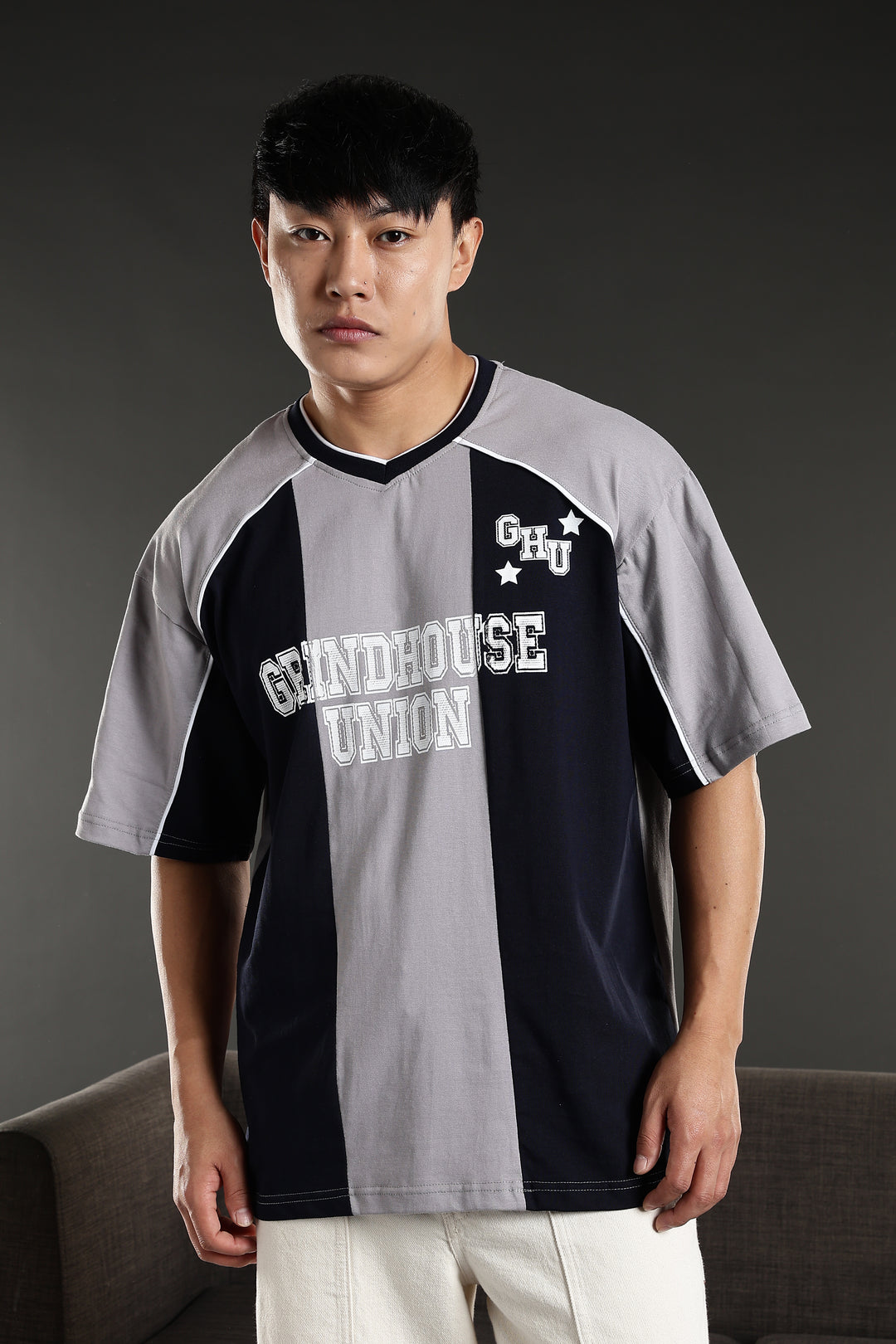 Grindhouse : Grey Oversized T-shirt