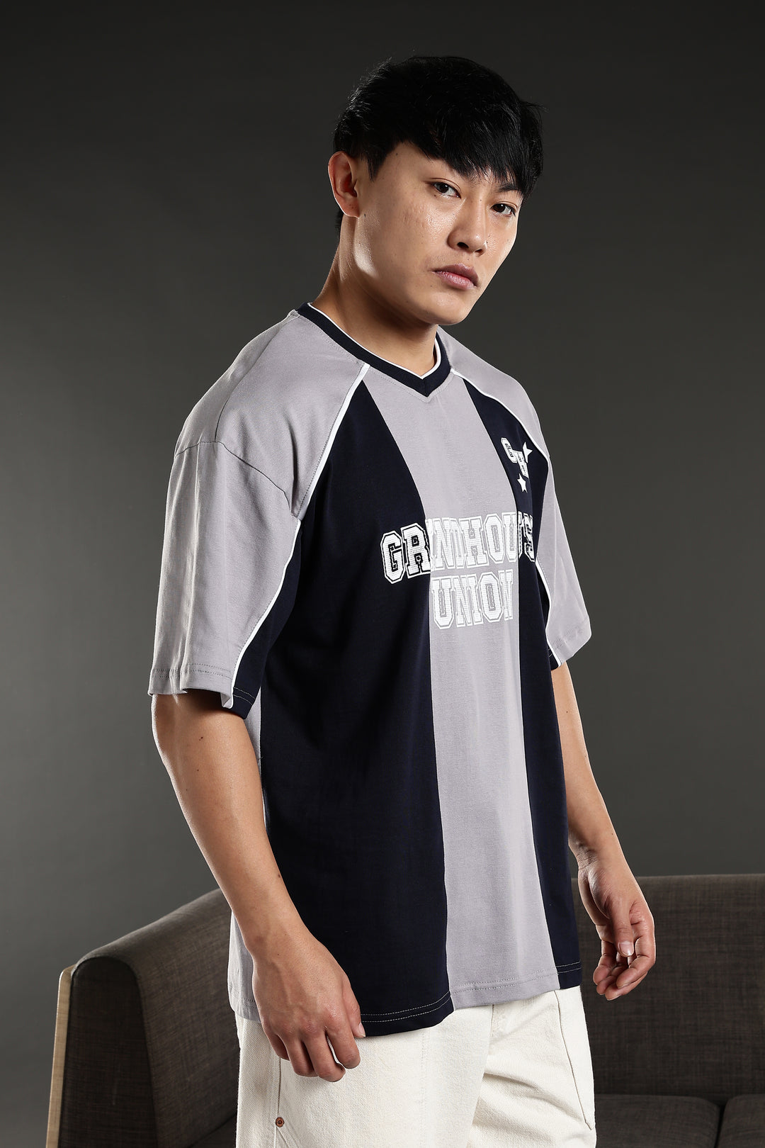 Grindhouse : Grey Oversized T-shirt