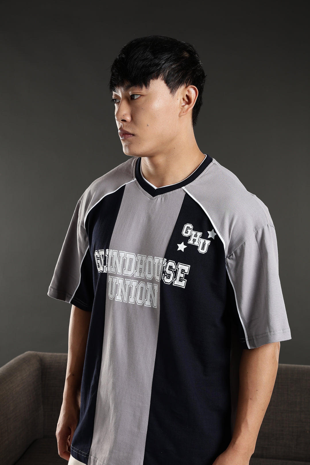 Grindhouse : Grey Oversized T-shirt