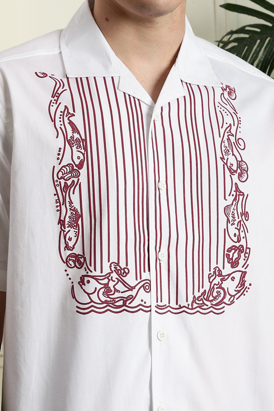 Drape cuban shirt
