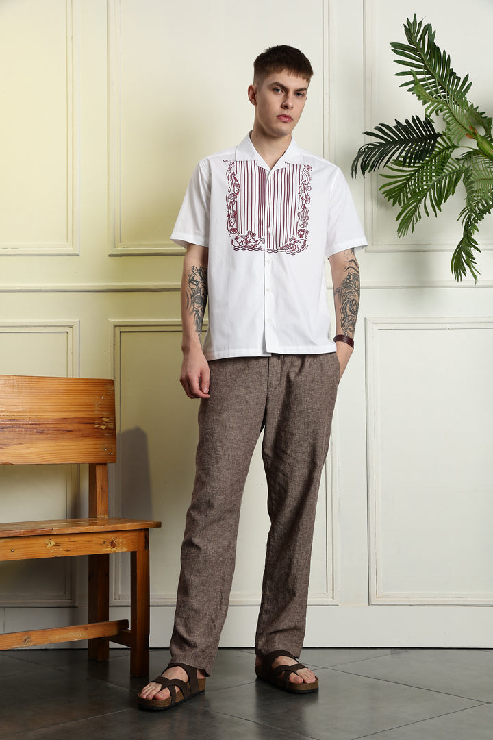 Drape cuban shirt