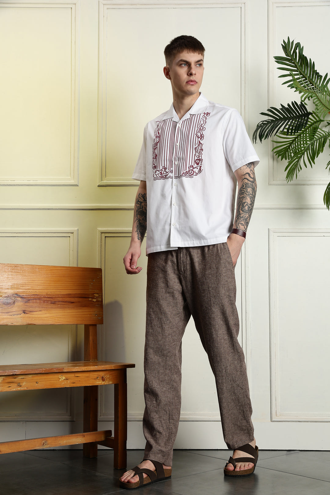 Drape cuban shirt