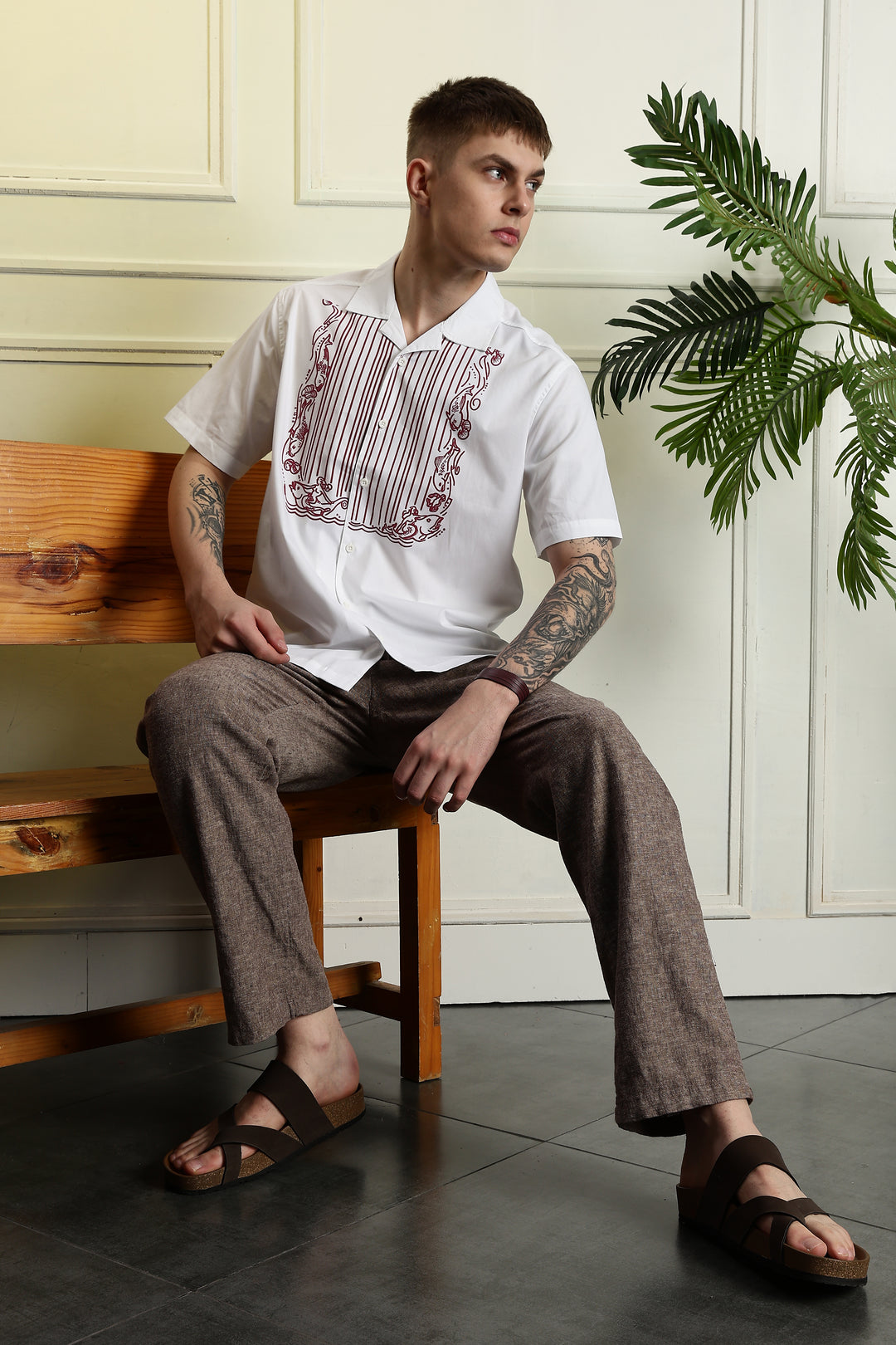 Drape cuban shirt
