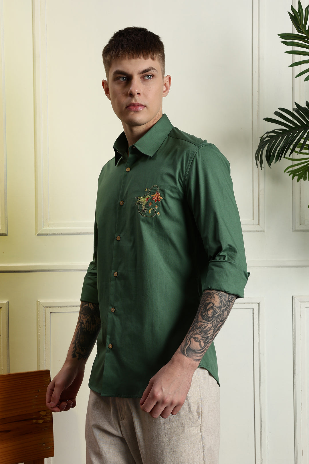 Paradise Embroidery Shirt