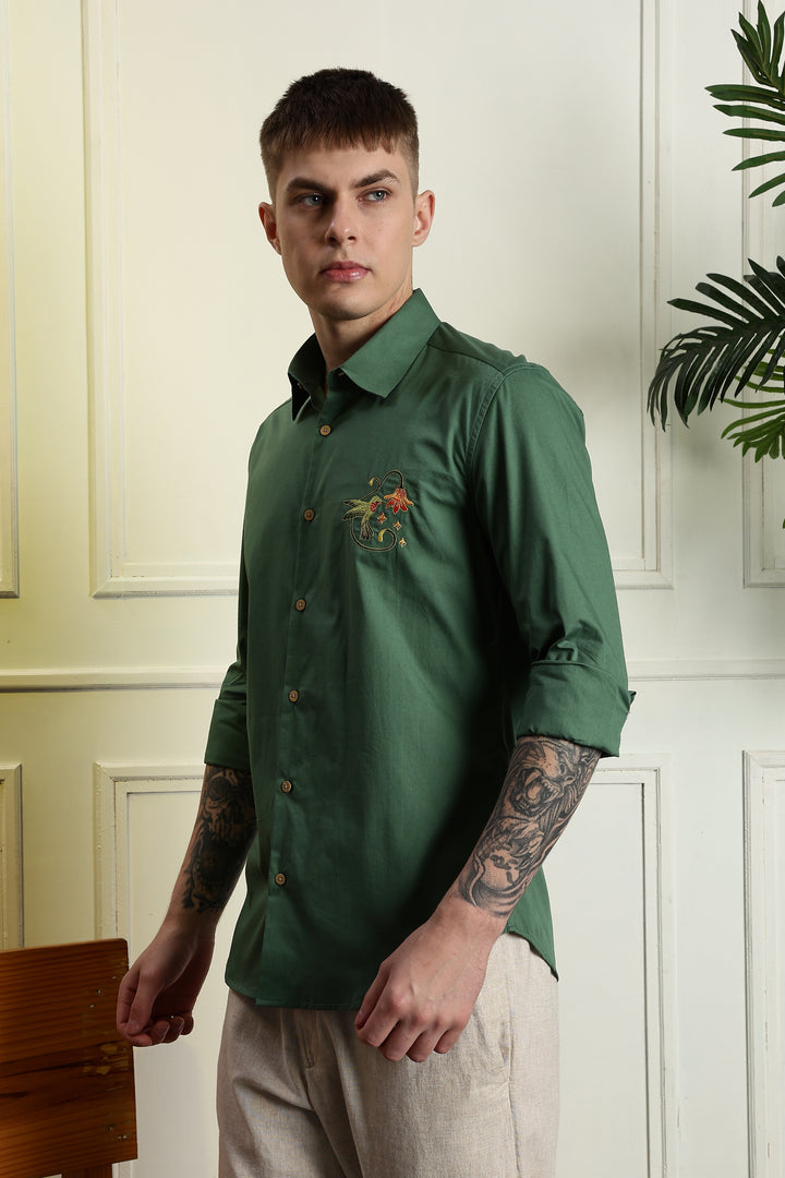 Paradise Embroidery Shirt