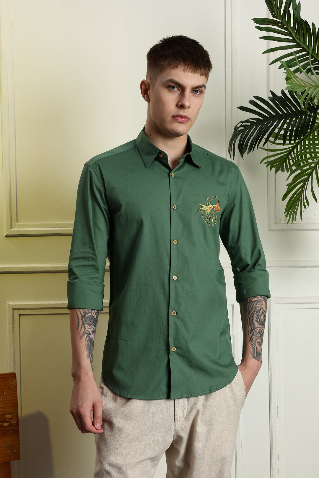 Paradise Embroidery Shirt