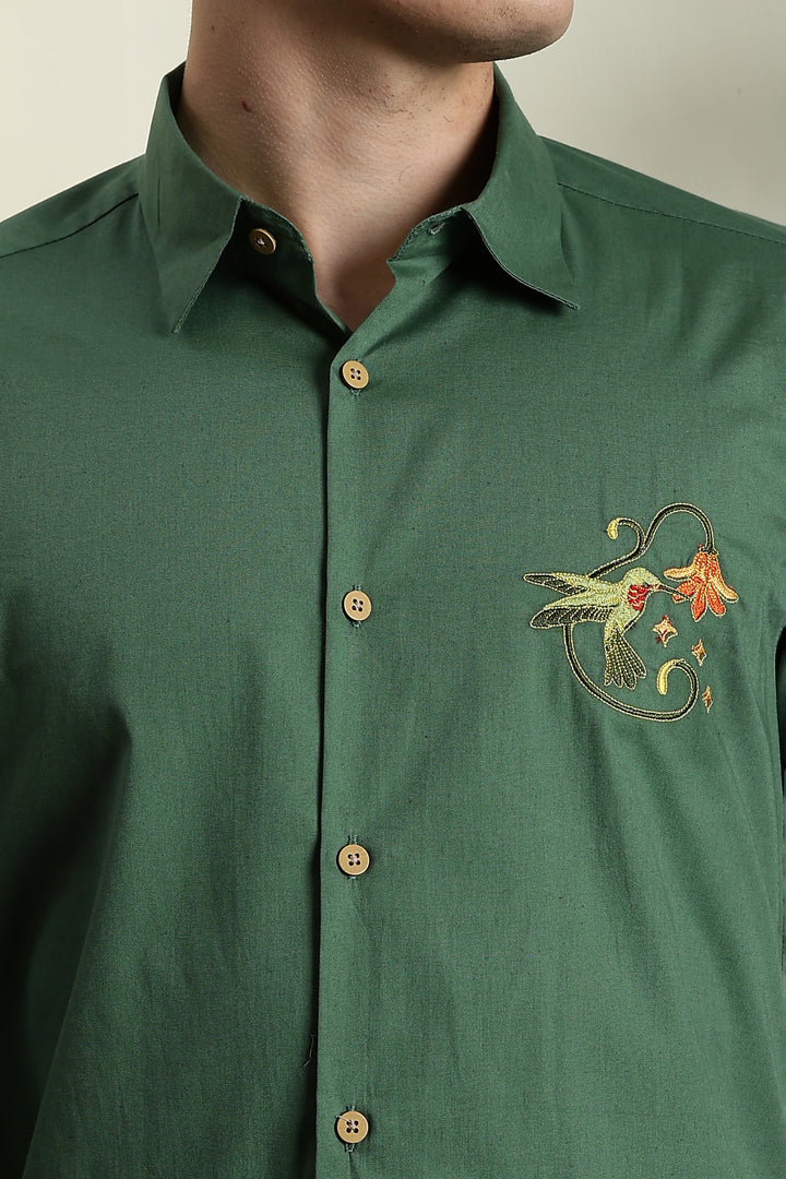 Paradise Embroidery Shirt