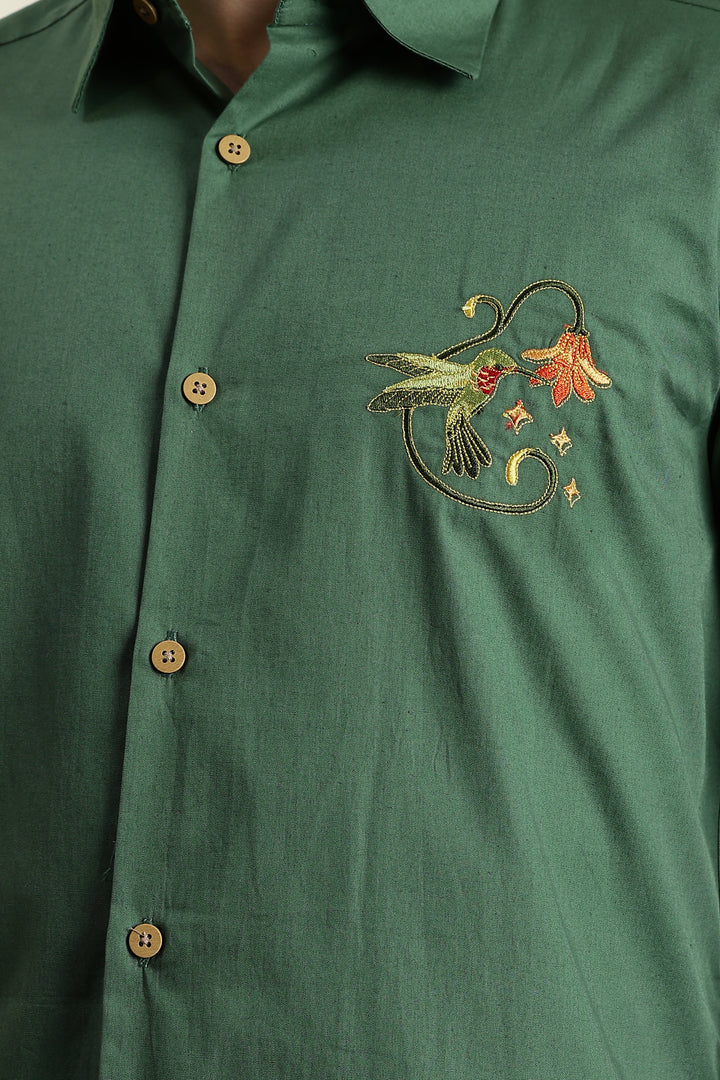 Paradise Embroidery Shirt