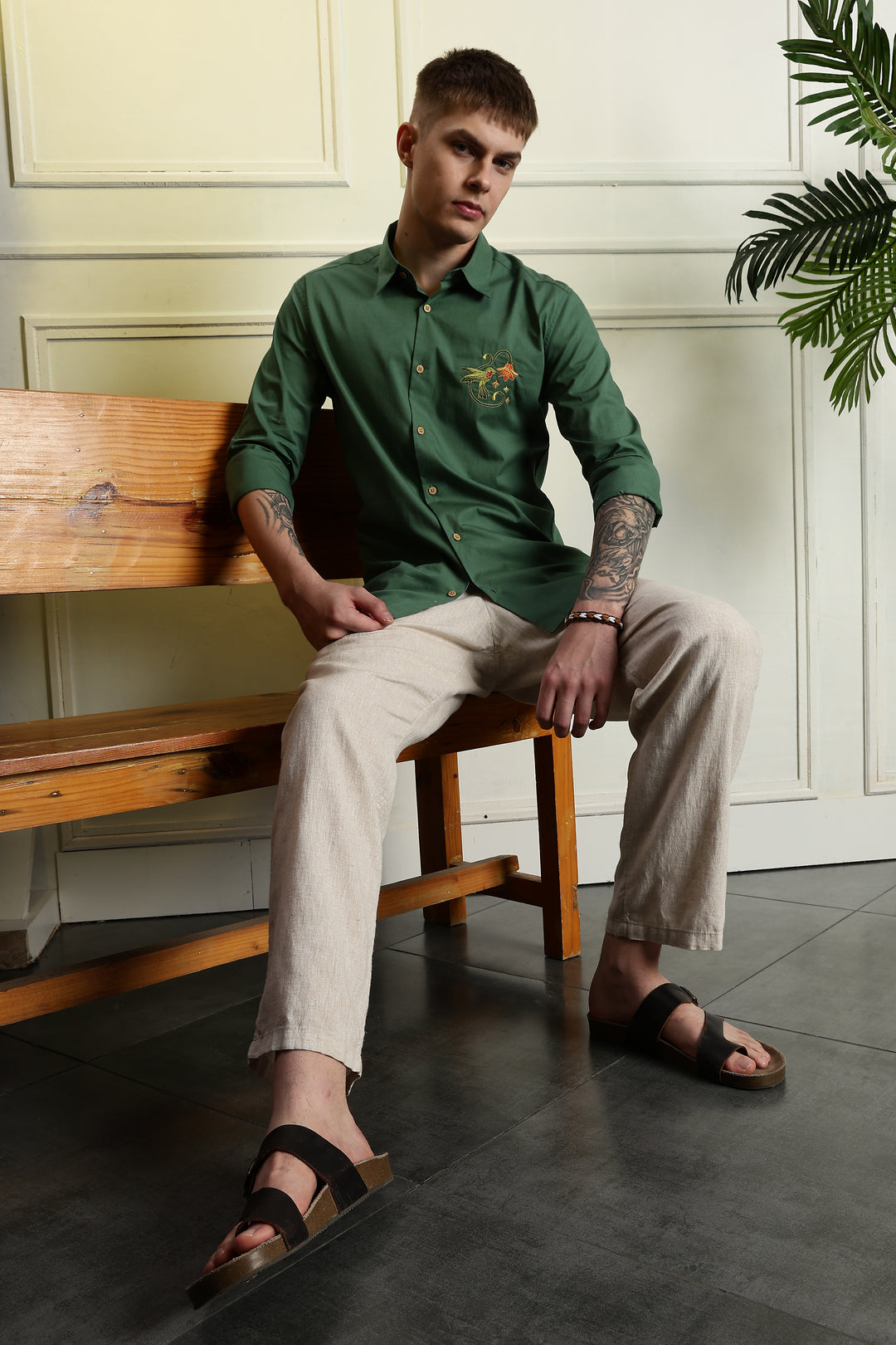 Paradise Embroidery Shirt