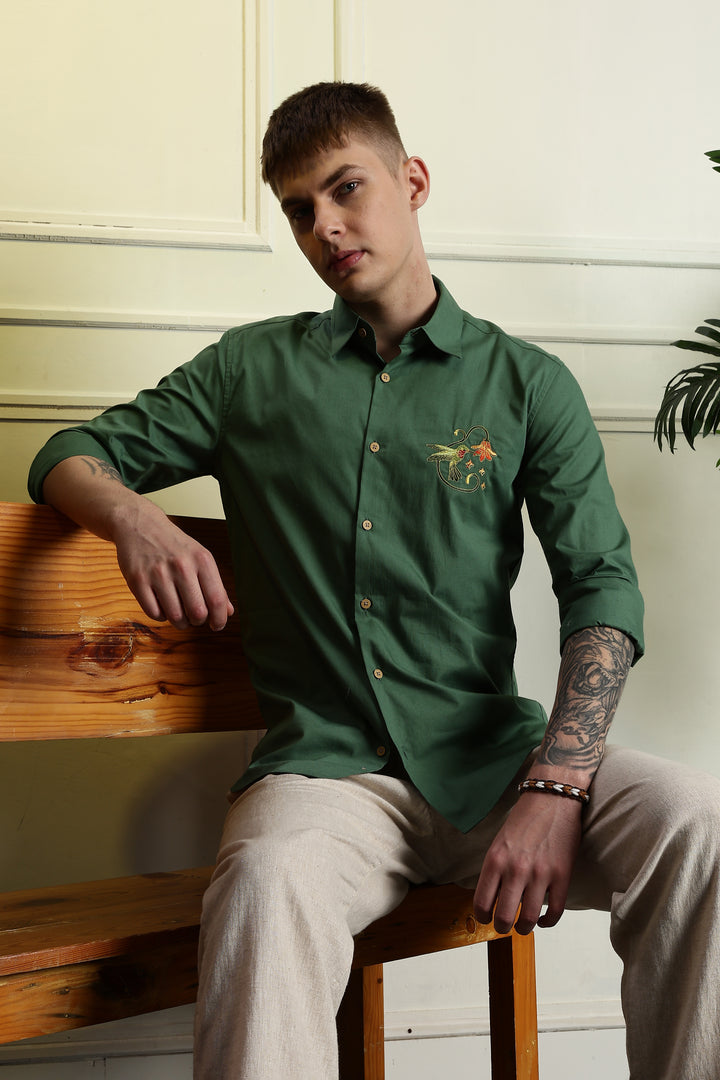 Paradise Embroidery Shirt