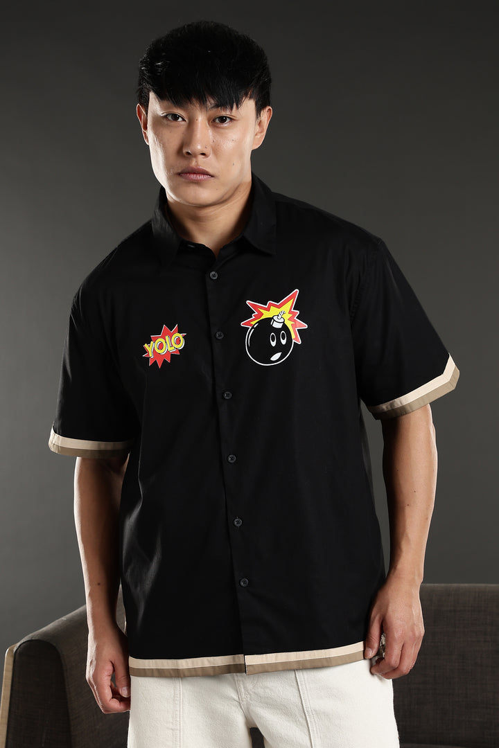 Black Boom: Oversized Cut Shirt