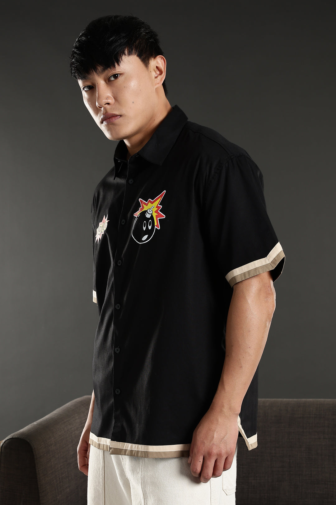 Black Boom: Oversized Cut Shirt