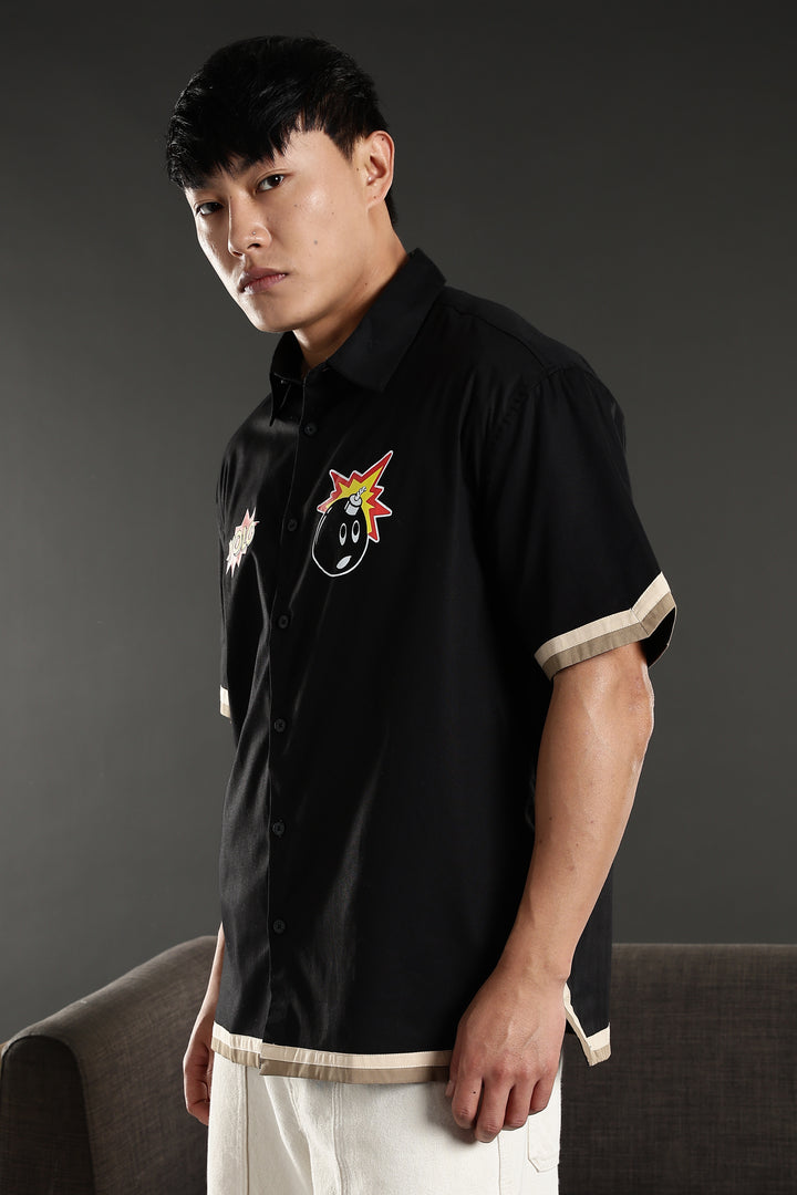Black Boom: Oversized Cut Shirt