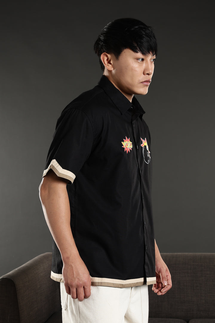 Black Boom: Oversized Cut Shirt
