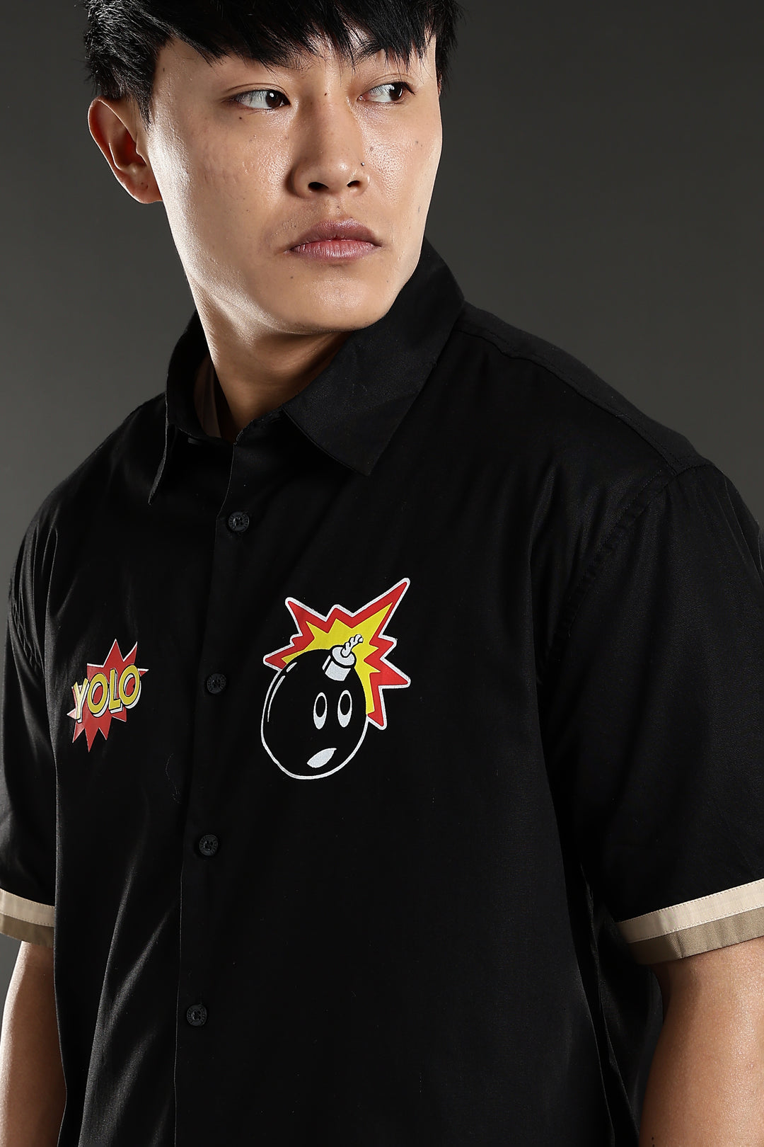Black Boom: Oversized Cut Shirt