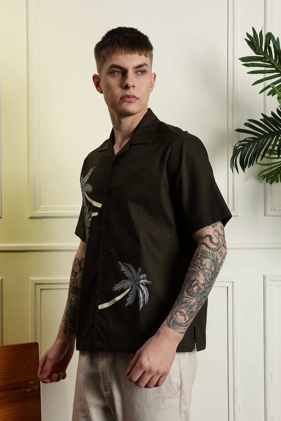Palm Tree Cuban Shirt