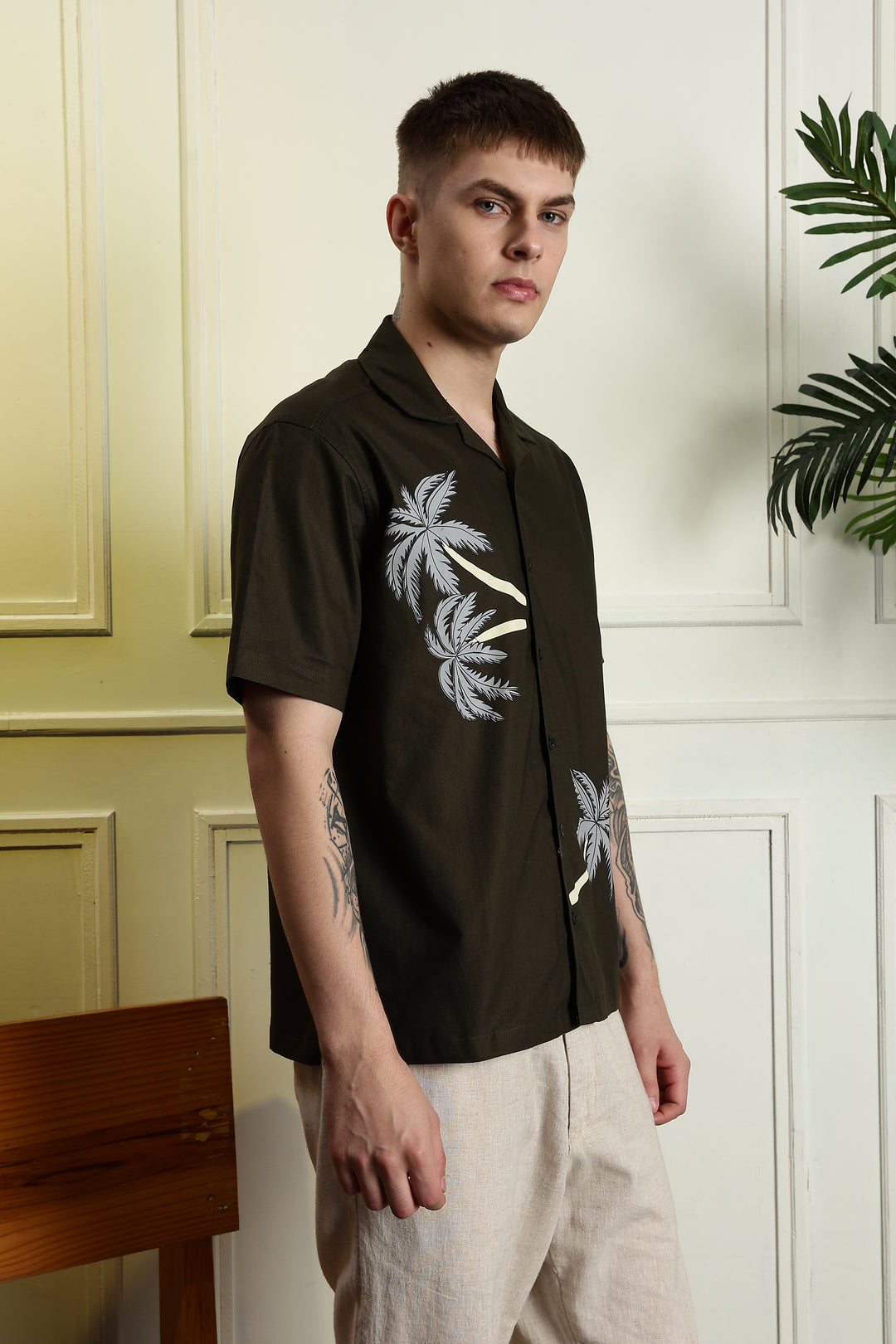 Palm Tree Cuban Shirt