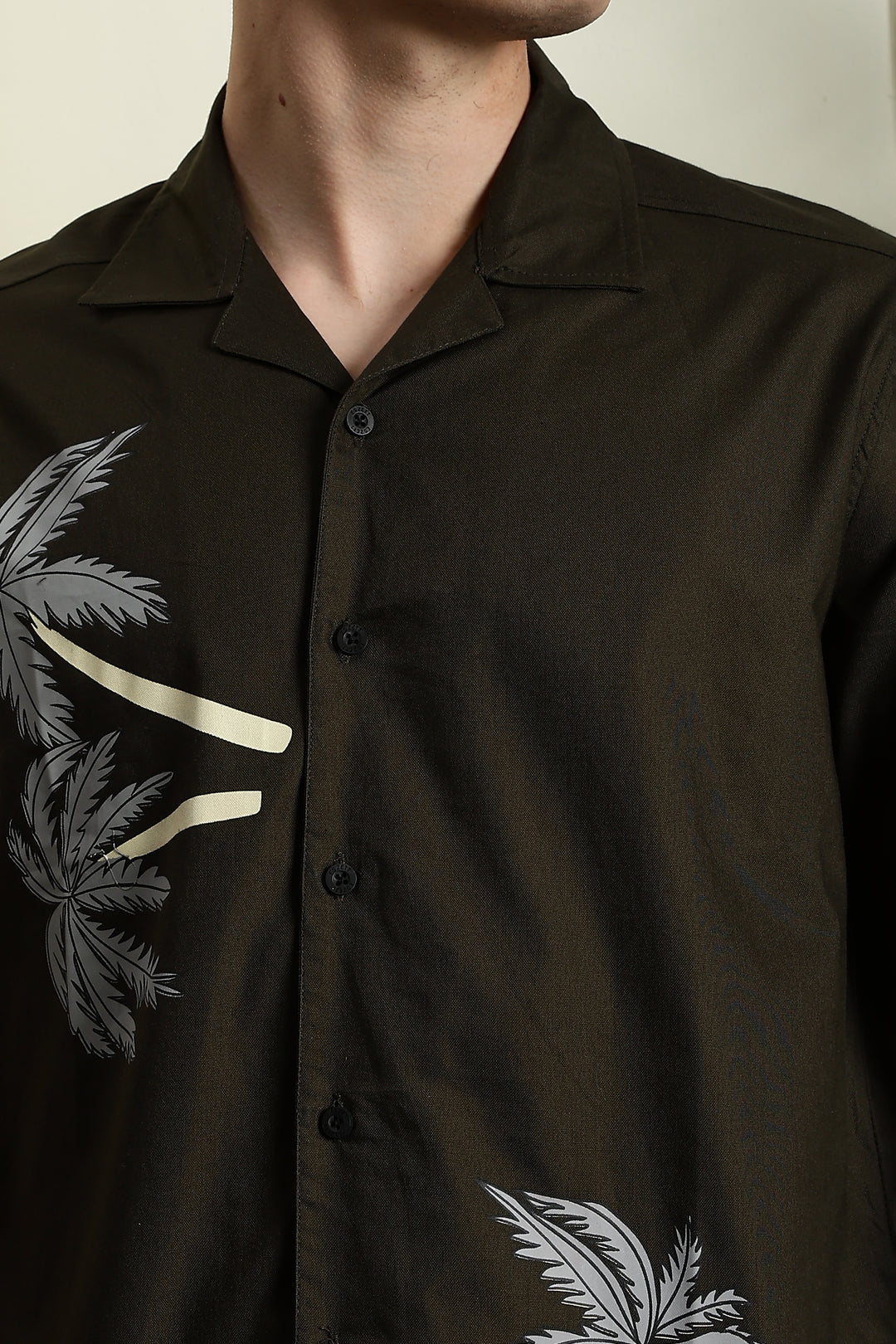 Palm Tree Cuban Shirt