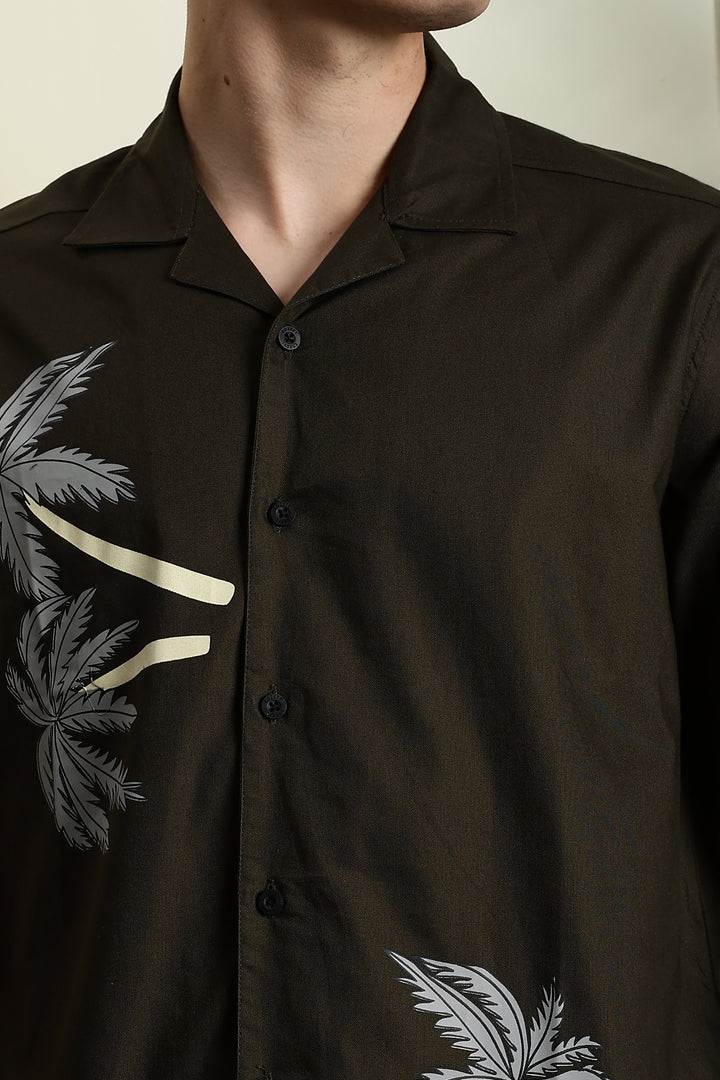 Palm Tree Cuban Shirt