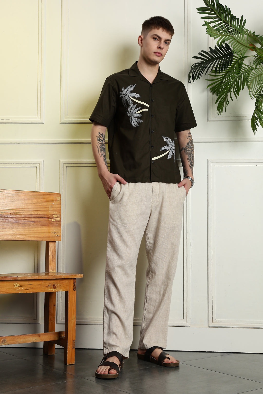 Palm Tree Cuban Shirt