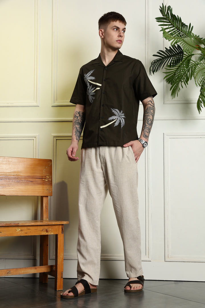 Palm Tree Cuban Shirt