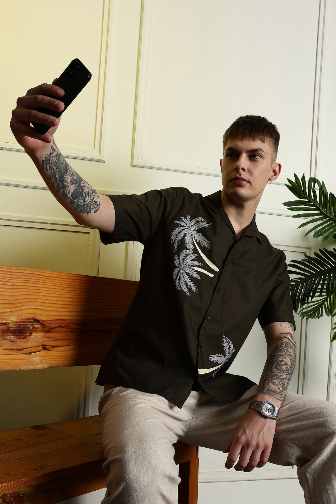 Palm Tree Cuban Shirt