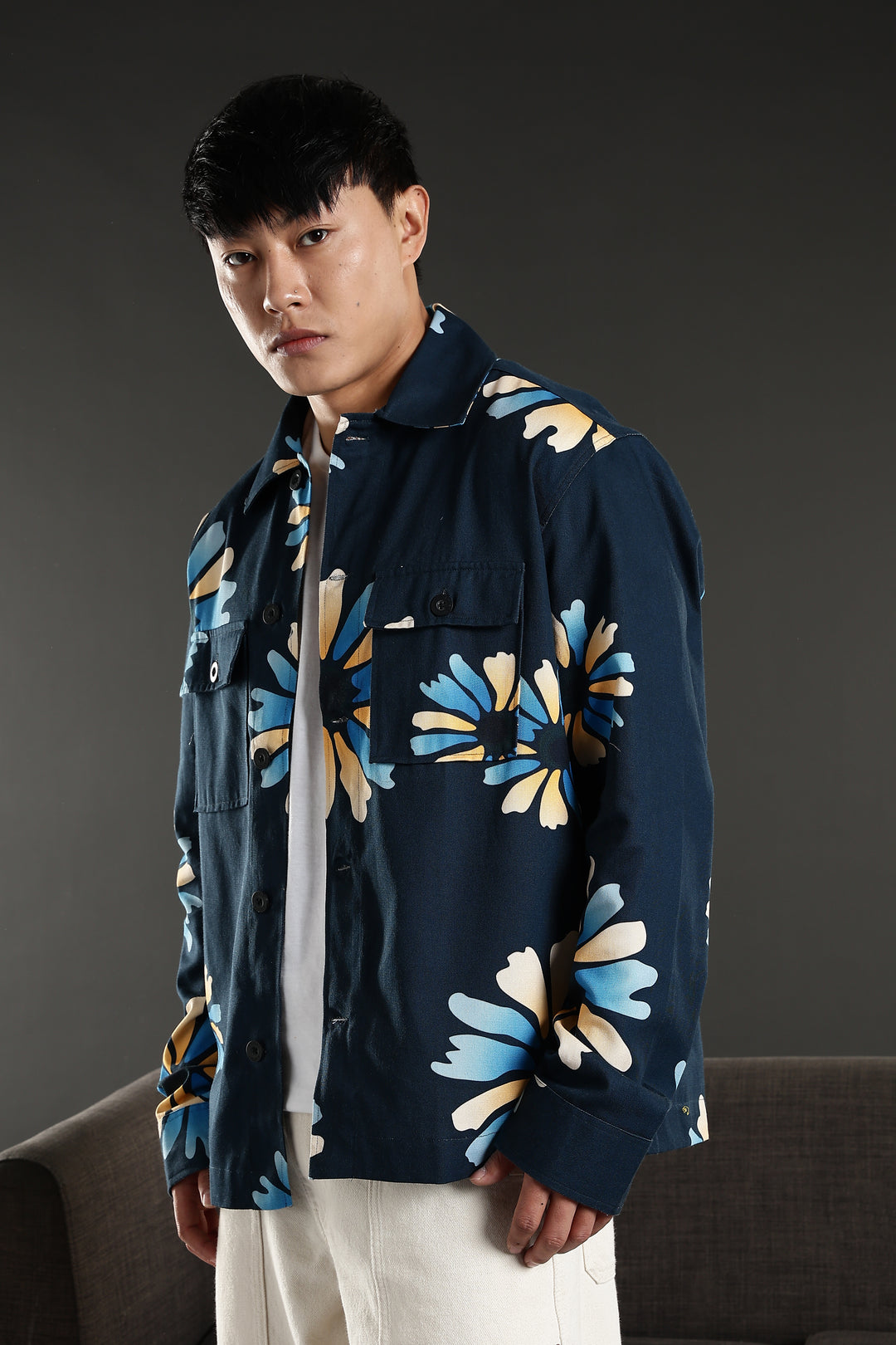 Turquoise Flower Jacket