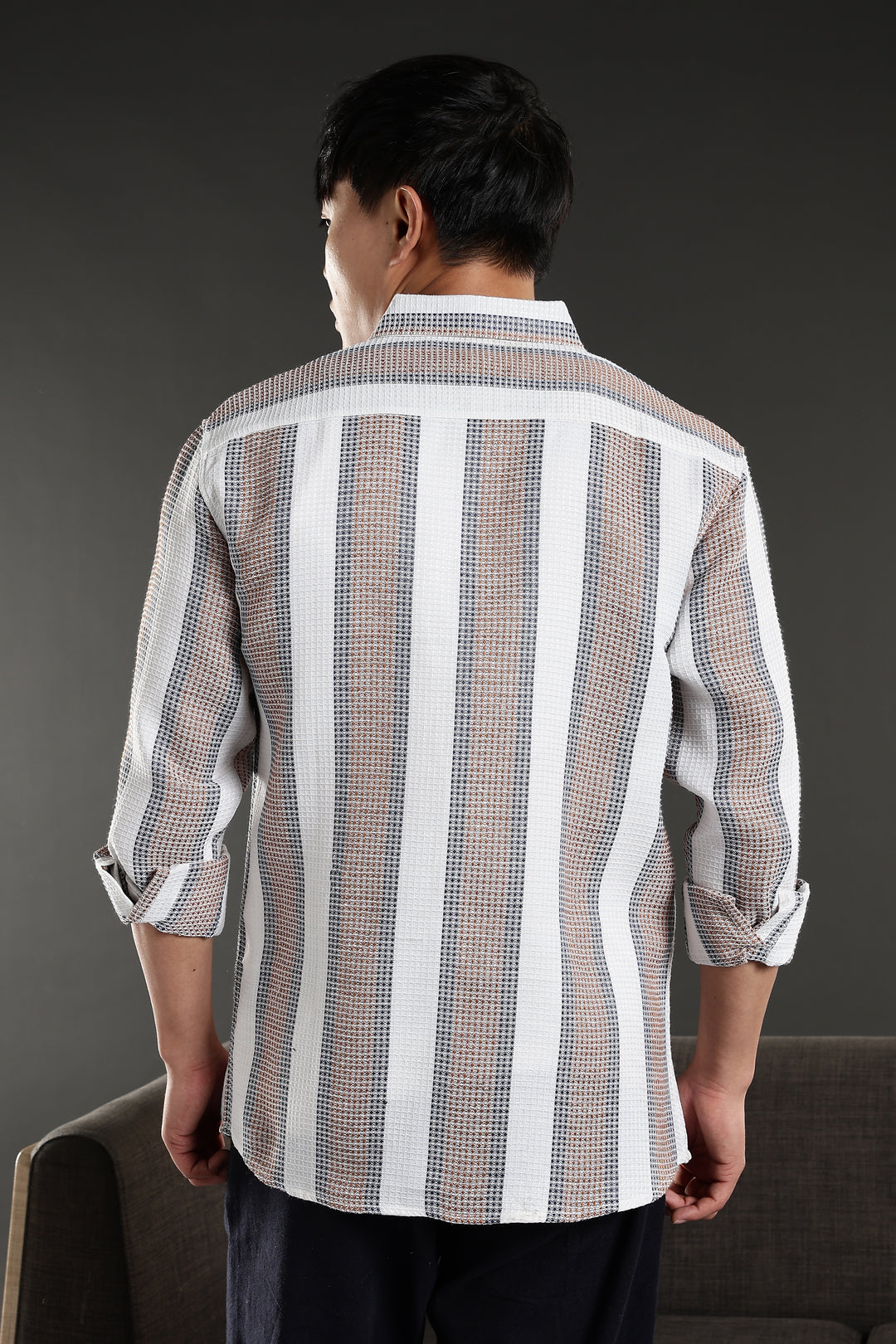 Stripes: Classic Textured Fabric shirt